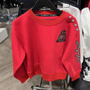 *YKL2121卡爾紅大學T