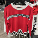 *YKL2123卡爾紅卡爾字毛衣