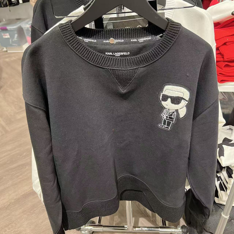 *YKL2125卡爾黑抓絨大學T