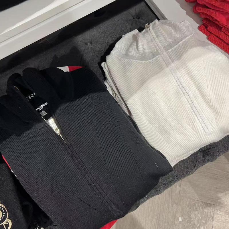 *YKL2129卡爾半拉鏈毛衣