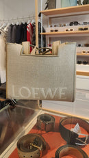 *Loewe帆布刺繡包YLL0696
