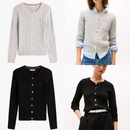 *Tommy女麻花針織外套YE2305