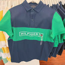 *ZCL1202Tommy男撞色Polo衫