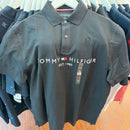 *ZCL1204Tommy男經典黑polo衫M號