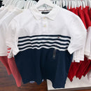 *ZCL1206Tommy男多色條紋polo衫