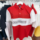 *ZCL1207Tommy男多色拼接polo衫