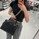 *ZBL1909MK清倉Satchel編織紋手提包