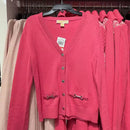 *ZBL1920MK清倉桃粉V領針織衫