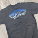 #Vans藍漸層口袋T