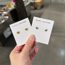 *ZBL1369馬克愛心耳環