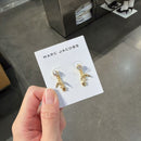 *ZBL1392馬克垂墜星星耳環