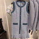 *卡爾小香風無袖洋裝ZGL0772