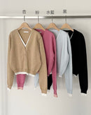 ^韓國假兩件薄款排釦衫ZC1050