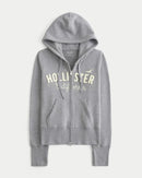*Hollister女灰連帽外套ZF1841
