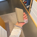 *Loewe杏翻蓋短夾ZF1377
