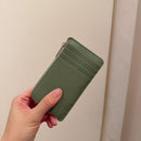 *Loewe莫蘭迪綠拉鍊卡夾ZJL1009
