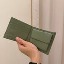 *Loewe莫蘭迪綠短夾ZJL1018