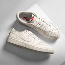 ^NIKEAJ1極淨米白經典紅標ZF1282