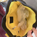 *MJ黑皮革半月型流浪包YFL3078