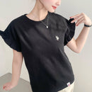 ^日本USPOLOASSN荷葉肩刺繡純棉TEEZH0860