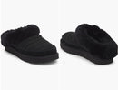 *Ugg女黑羊毛懶人拖ZB0453