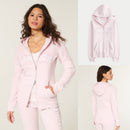 *Hollister女刷毛連帽拉鍊外套Zi2345