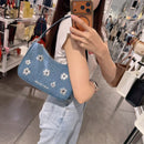 *MJ清倉牛仔小花腋下包YFL30100