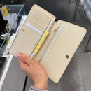 #MJ專櫃拼色翻蓋長夾YFL3065