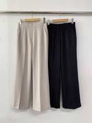 ^韓國車線直筒西裝褲ZD2346