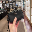 #Coach經典黑零錢手拿包